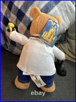 Disney Theme Park Edition Winnie The Pooh DR DOCTOR Bee Plush 8 RARE NWT HTF