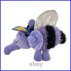 Disney Theme Park Edition Winnie The Pooh Purple Heffalump Bee Bean Bag Plush 9