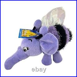Disney Theme Park Edition Winnie The Pooh Purple Heffalump Bee Bean Bag Plush 9