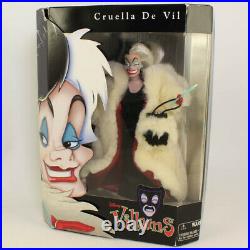 Disney Theme Park Exclusive -Disney Villains -Cruella De Vil Doll NON-MINT BOX
