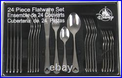 Disney Theme Park Exclusive Mickey Icon 24 Piece Flatware Set