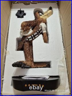 Disney Theme Park Goofy Chewbacca Figurine Limited Edition Light-Up Base