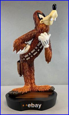 Disney Theme Park Goofy as Chewbacca Statue Costa Alavezos 19