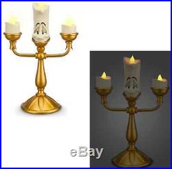 Disney Theme Park Lumiere Light-Up Figure Candlestick Beauty and the Beast NEW