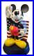 Disney Theme Park Mickey Mouse With Flag Medium Figurine American Disneyana