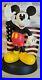 Disney Theme Park Mickey Mouse With Flag Medium Figurine American Disneyana