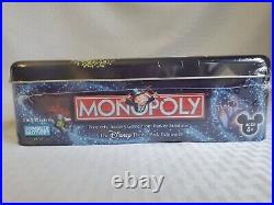Disney Theme Park Monopoly Game Edition II 2007 Factory Sealed Metal Tin
