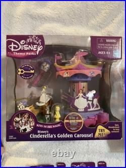 Disney Theme Park NIB Golden Carousel/Small World/2 Parade Floats/Characters