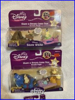 Disney Theme Park NIB Golden Carousel/Small World/2 Parade Floats/Characters