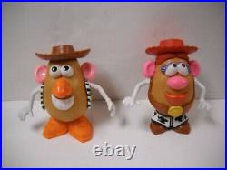 Disney Theme Park Toy Story Woody & Jessie 23 Piece Mr. Potato Head Set Cute