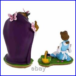 Disney Theme Parks Art Belle and The Beast 2 Figurine Set New with Box
