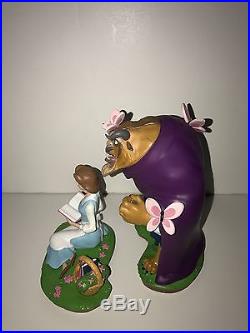 Disney Theme Parks Art Belle and The Beast 2 Figurine Set New with Box