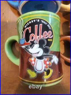Disney Theme Parks Authentic Original Mickey And Minnie Really Swell Coffee Mugs