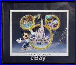 Disney Theme Parks Framed Prints- Matching Set of 4- NICE! (LH-128)