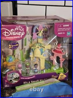 Disney Theme Parks Keys To The Magic Lot Set Small World Cinderella Play Mat Vtg