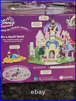 Disney Theme Parks Keys To The Magic Lot Set Small World Cinderella Play Mat Vtg