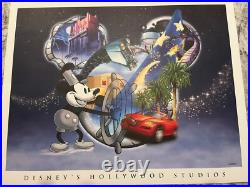 Disney Theme Parks Matching Set of 4 with authenticity