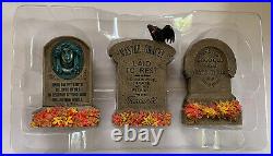 Disney Theme Parks Merchandise The Haunted Mansion Tombstones Set Of 3 WDW