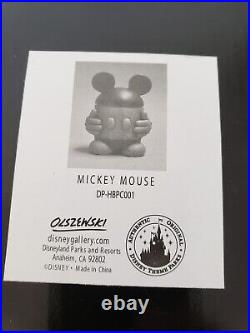 Disney Theme Parks, Olszewski Mickey Mouse Wooden Trinket Box. DP-HBPC001