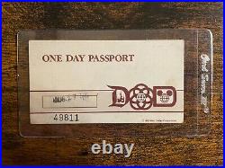 Disney Theme Parks One Day Passport late-1982 Vintage Disney World Disneyland 85