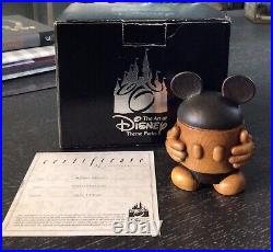 Disney Theme Parks Robert Olszewski Mickey Mouse Wooden Trinket Box DP-HBPC001