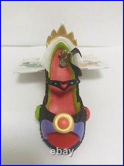 Disney Theme Parks Snow White Evil Queen High Heel Shoe Ornament