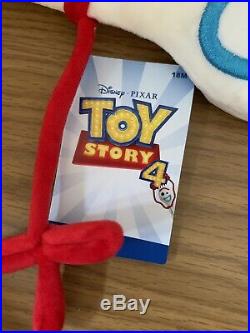 Disney Theme Parks Toy Story 4 Plush 11 Forky Posable Fork New