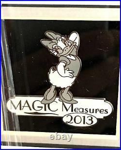 Disney Travel Center 2013 Magic Measures Framed Cast Member Pin Set