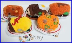 Disney Tsum Tsum Mini S Plush One Plate Set of 5 Japanese Food Theme Japan