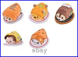 Disney Tsum Tsum Mini S Plush One Plate Set of 5 Japanese Food Theme Japan New
