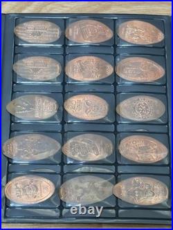 Disney & Universal Souvenir Medallion Set with Book, Used Disney & Universal Souvenir Medallion Set with Book, Used