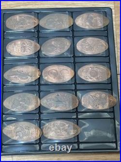 Disney & Universal Souvenir Medallion Set with Book, Used Disney & Universal Souvenir Medallion Set with Book, Used