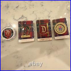 Disney VIP Tours Exclusive Christmas Pin Set with Coin Disneyland/DCA 2025