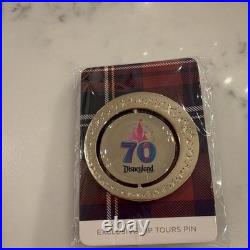 Disney VIP Tours Exclusive Christmas Pin Set with Coin Disneyland/DCA 2025