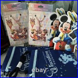 Disney Vacation Package Backpack Charm Set, 6 Pcs, Cute Angels, Used