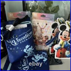 Disney Vacation Package Backpack Charm Set, 6 Pcs, Cute Angels, Used