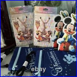 Disney Vacation Package Backpack Charm Set, 6 Pcs, Cute Angels, Used