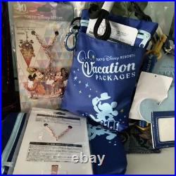 Disney Vacation Package Backpack Charm Set, 6 Pcs, Cute Angels, Used