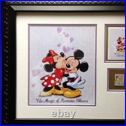 Disney Very Rare LE12 large Frame The Magic of Romance Blooms Pins and stamps