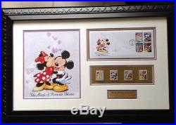 Disney Very Rare Limited 12 Frame The Magic of Romance Blooms Pins and stamps