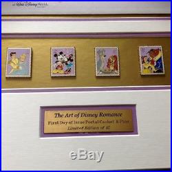 Disney Very Rare Limited 12 Frame The Magic of Romance Blooms Pins and stamps