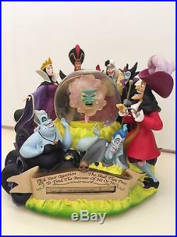 Disney Villains Fortune Teller Snowglobe Maleficent Theme Park Exclusive RARE