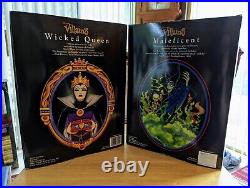 Disney Villains Maleficent & Wicked Queen Walt Disney Theme park exclusive 1998