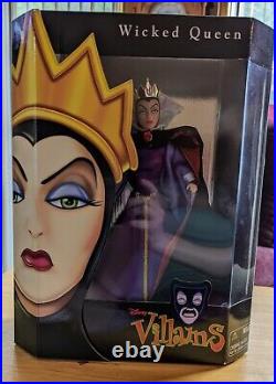 Disney Villains Maleficent & Wicked Queen Walt Disney Theme park exclusive 1998