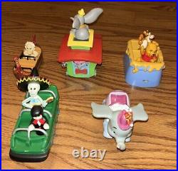 Disney Vintage Theme Park Collections Die Cast Coaster Cars Lot Of 5