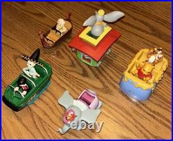 Disney Vintage Theme Park Collections Die Cast Coaster Cars Lot Of 5