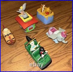 Disney Vintage Theme Park Collections Die Cast Coaster Cars Lot Of 5