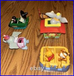 Disney Vintage Theme Park Collections Die Cast Coaster Cars Lot Of 5
