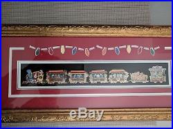 Disney WDI 2013 Holiday Christmas Train Series Pin Frame Set