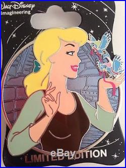 Disney WDI Imagineer LE 250 Pin Heroines Profile Cinderella Maid Blue Birds